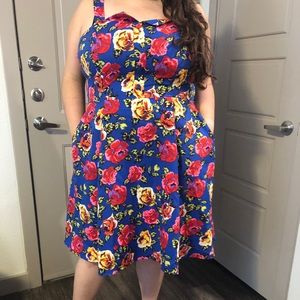 Floral Pin Up Dress Forever 21 Plus